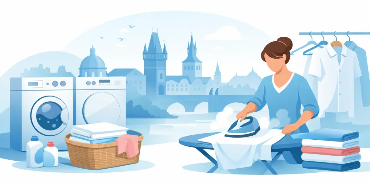 Praní a žehlení prádla Praha bez starostí