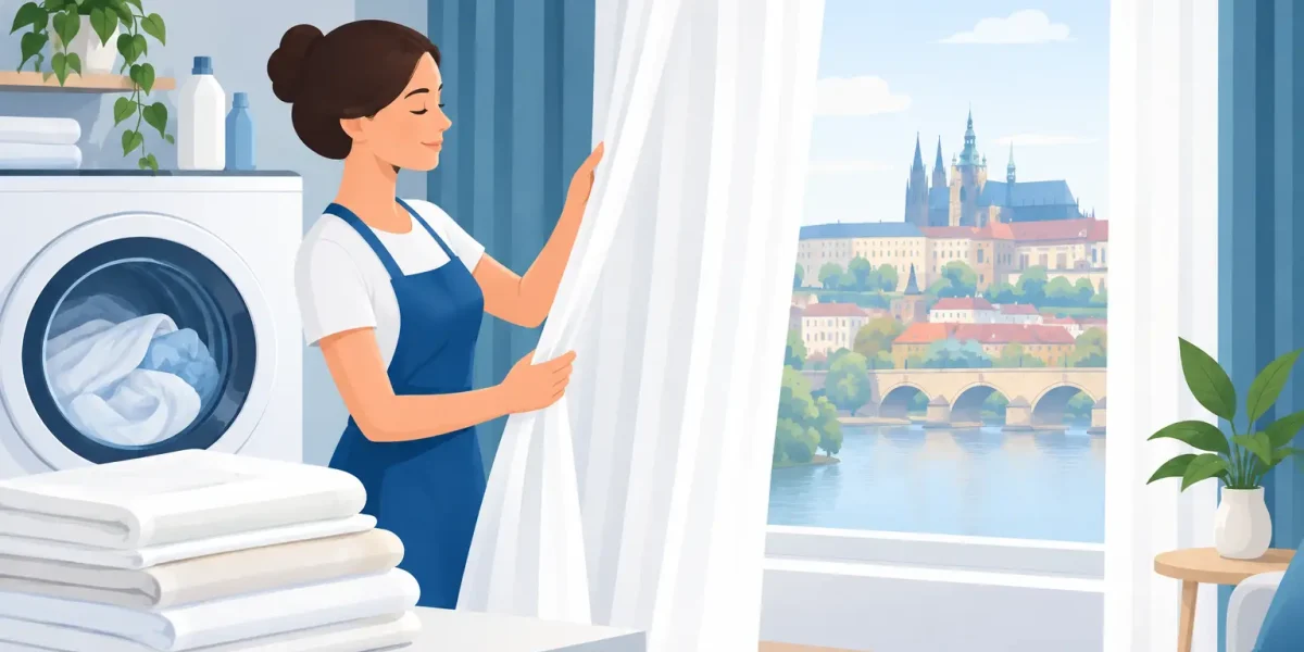 Praní záclon a závěsů Praha bez starostí